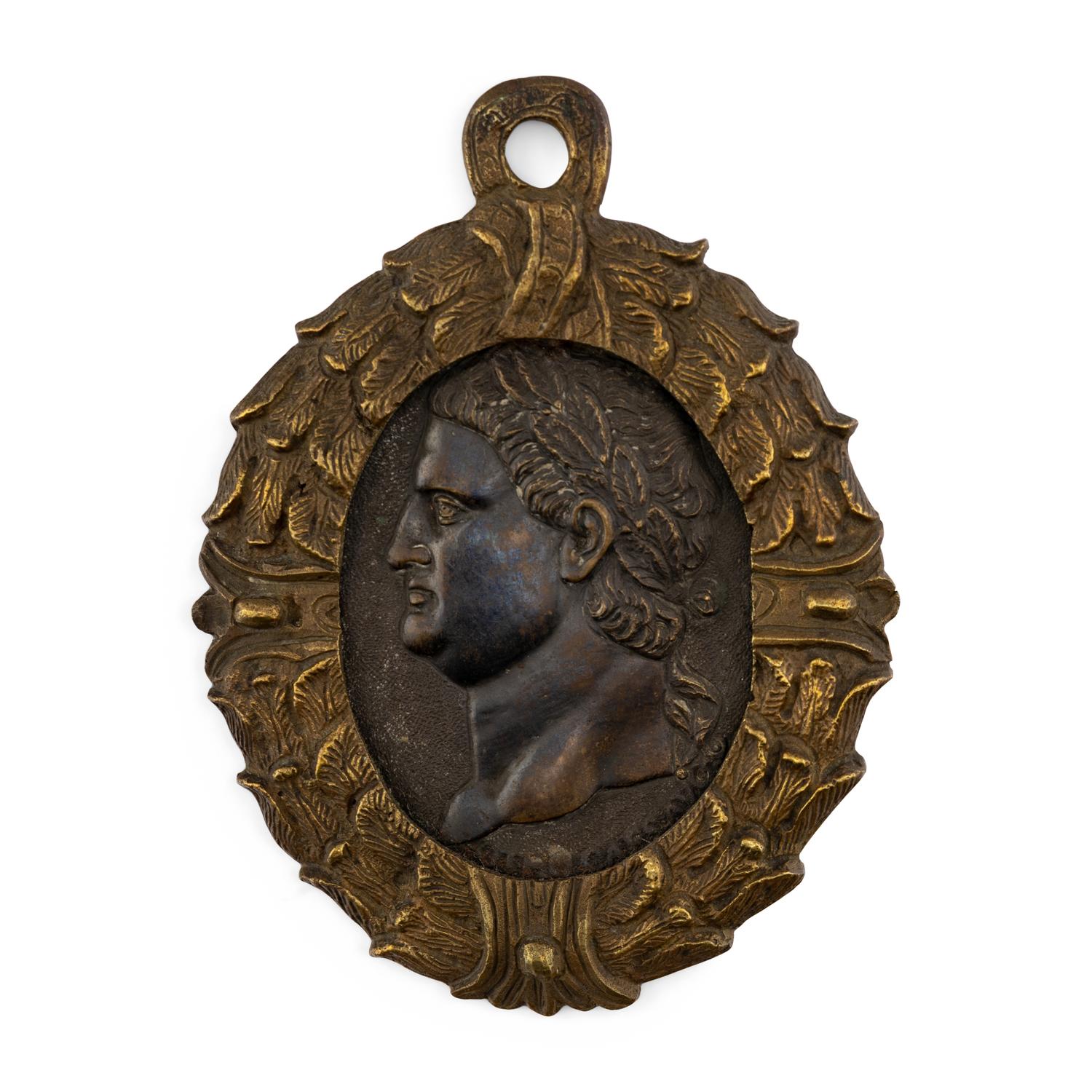 A Set of Three Bronze Medallions of Roman Emperors