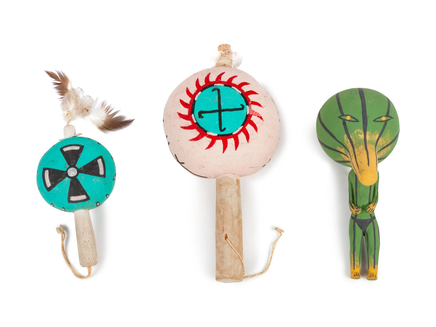 Collection of Pueblo Rattles