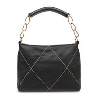 Chanel, Wild Stitch Black Leather Tote Bag