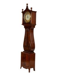 A Scottish Regency Mahogany Tall Case Clock