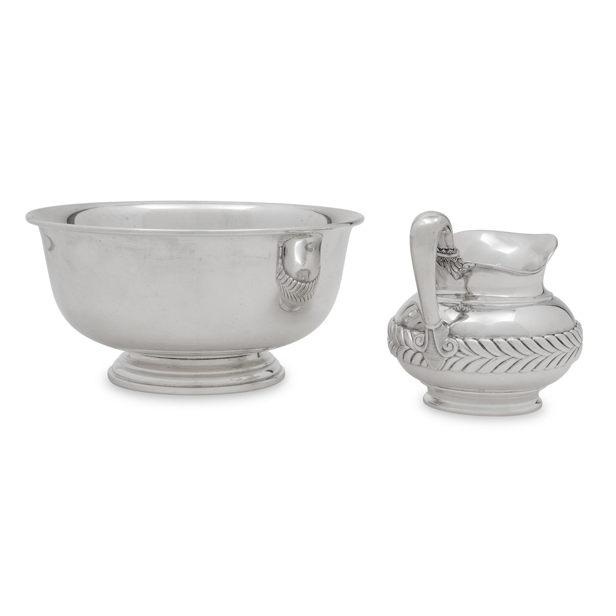Two American Silver Table Articles