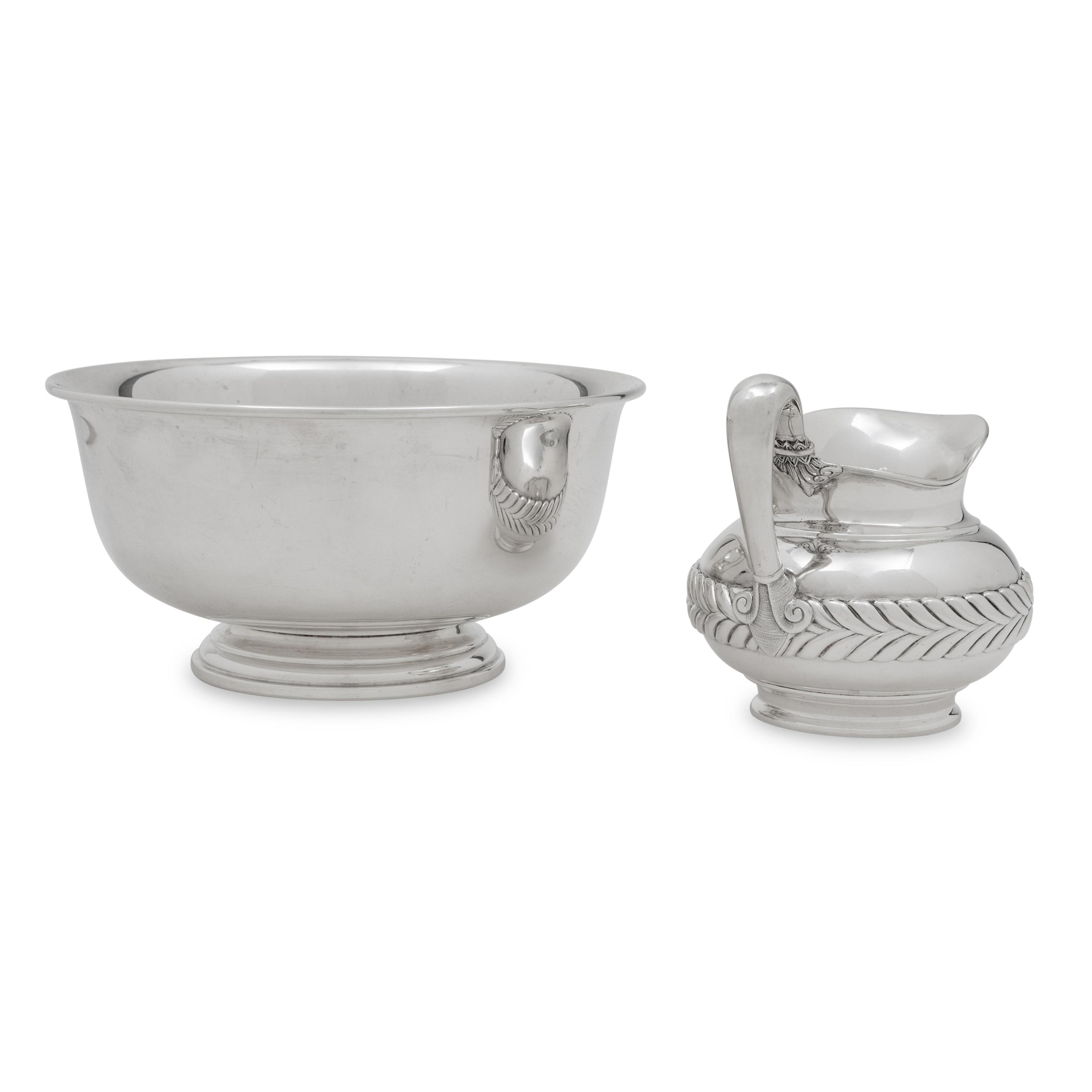 Two American Silver Table Articles
