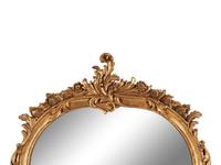 A Rococo Revival Giltwood Pier Mirror and Console Table