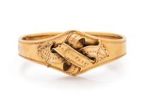 Etruscan Revival, Gold Bangle Bracelet