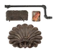 A 'Triumph' Range Salesman's Sample or Child's Toy Cast Iron Stove