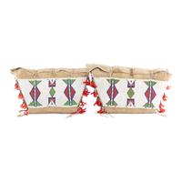 Sioux Beaded Hide Possible Bags, Matched Pair