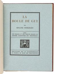 [BINDINGS]. [LÉOTARD, GENEVIÈVE - BINDER]. A group of 3 works in fine Art Deco bindings by Léotard.
