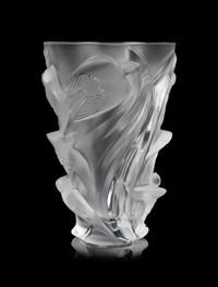 A Lalique Martinets Vase