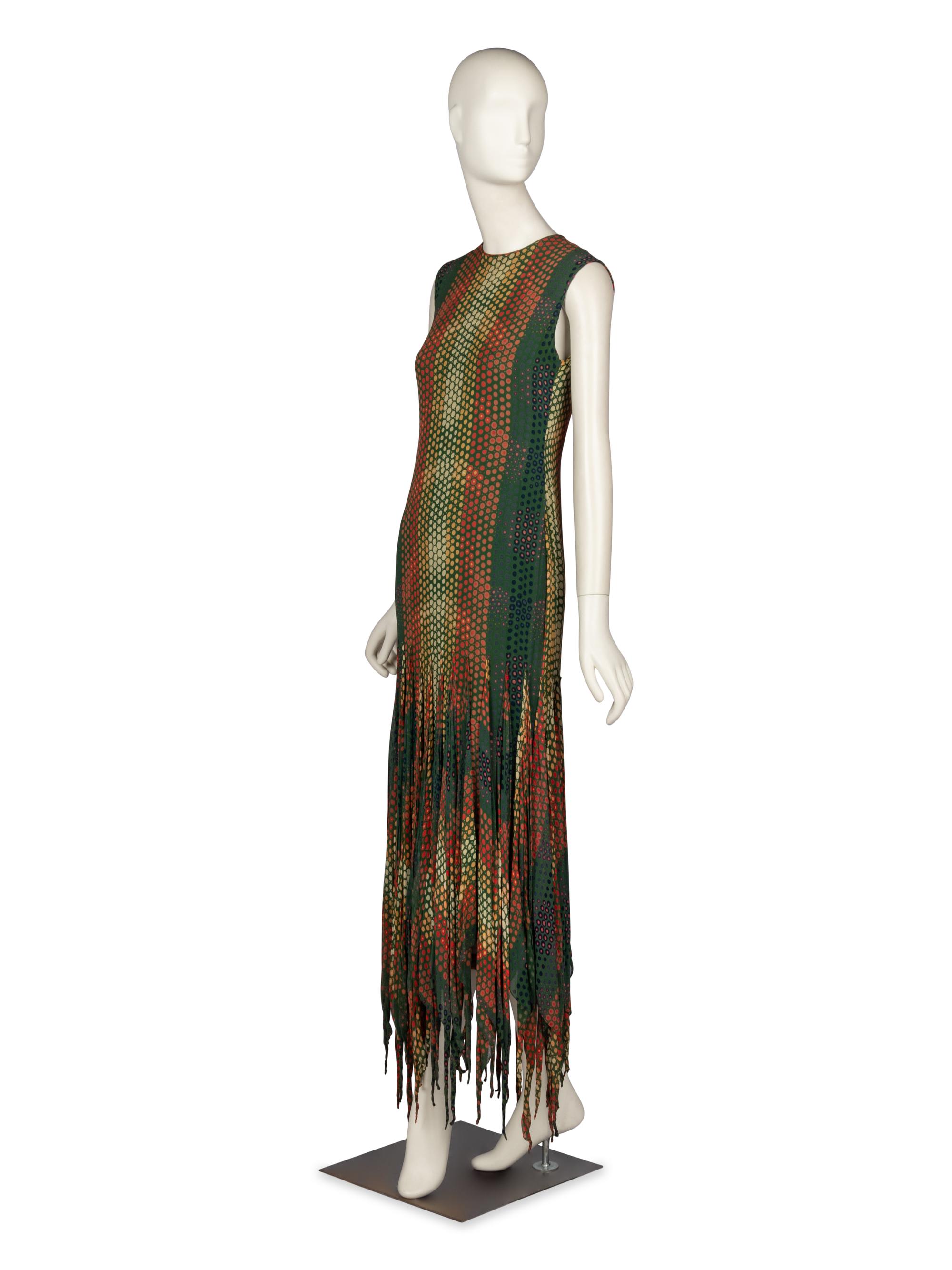 Pierre Cardin, Printed Gown, c.1960's