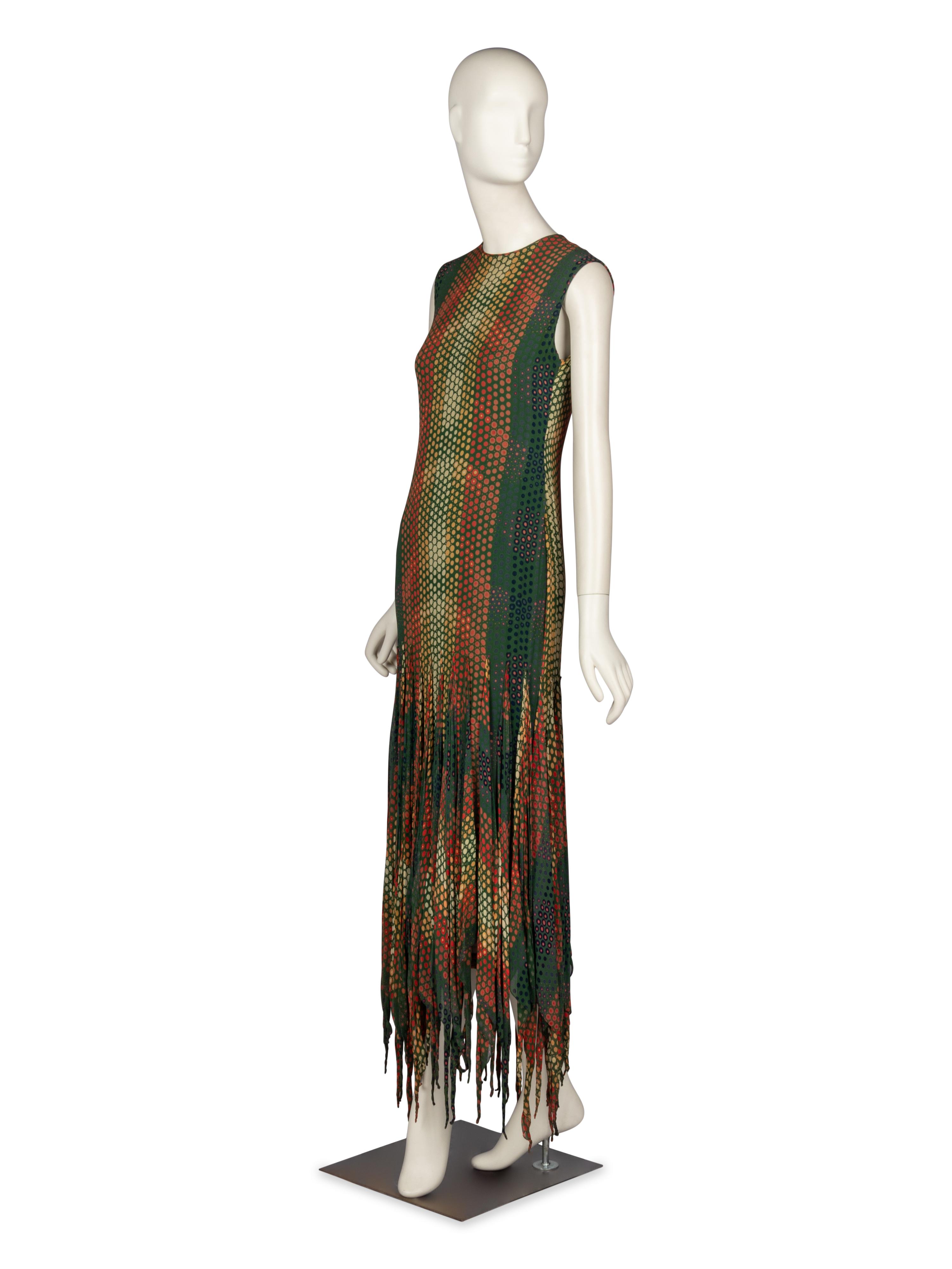 Pierre Cardin, Printed Gown, c.1960's