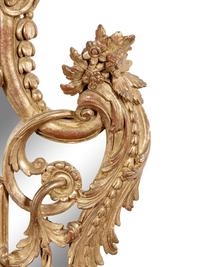 A Pair of Rococo Revival Giltwood Mirrors