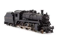 A United Scale Models HO-Gauge Canadian Pacific 4-6-0 Locomotive and Tender