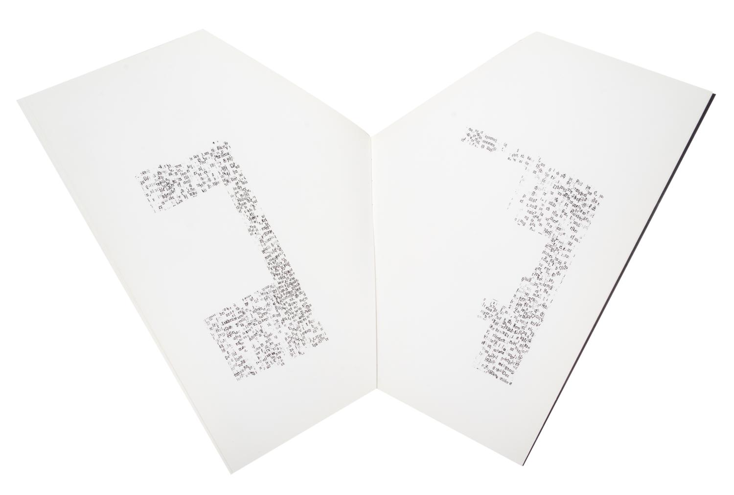 LOHR, HELMUT. Visual Prose [and] Visual Letters. Berlin, 1987, 1988. 2 vols. Limited, signed.