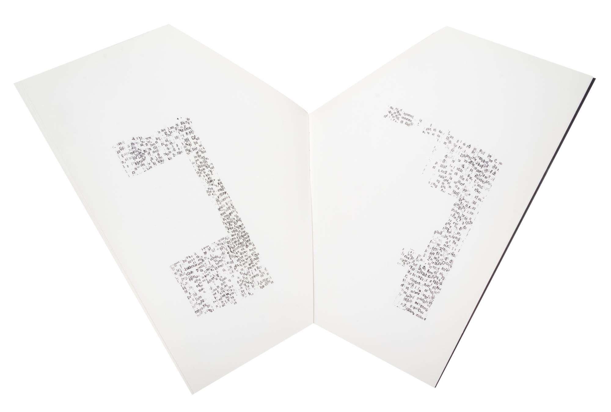 LOHR, HELMUT. Visual Prose [and] Visual Letters. Berlin, 1987, 1988. 2 vols. Limited, signed.