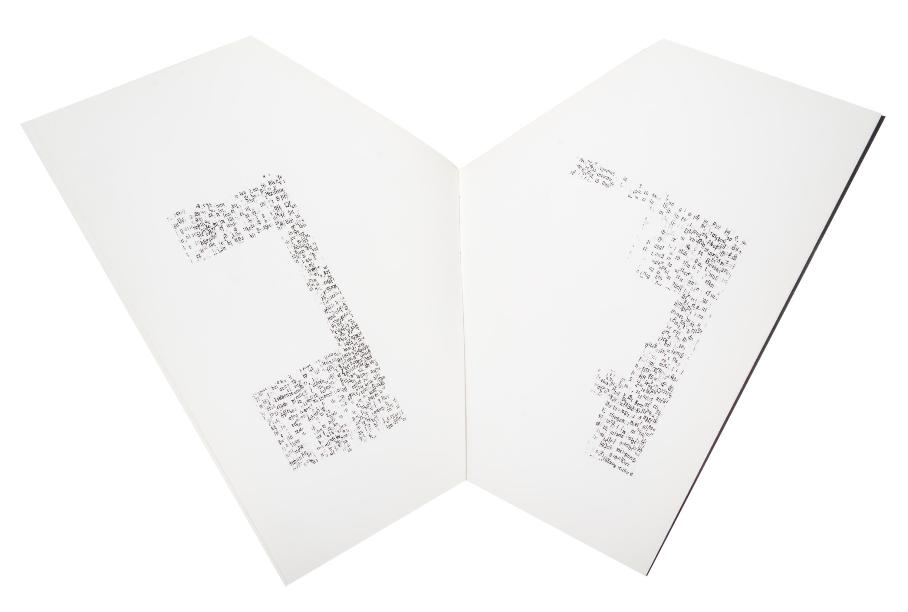 LOHR, HELMUT. Visual Prose [and] Visual Letters. Berlin, 1987, 1988. 2 vols. Limited, signed.