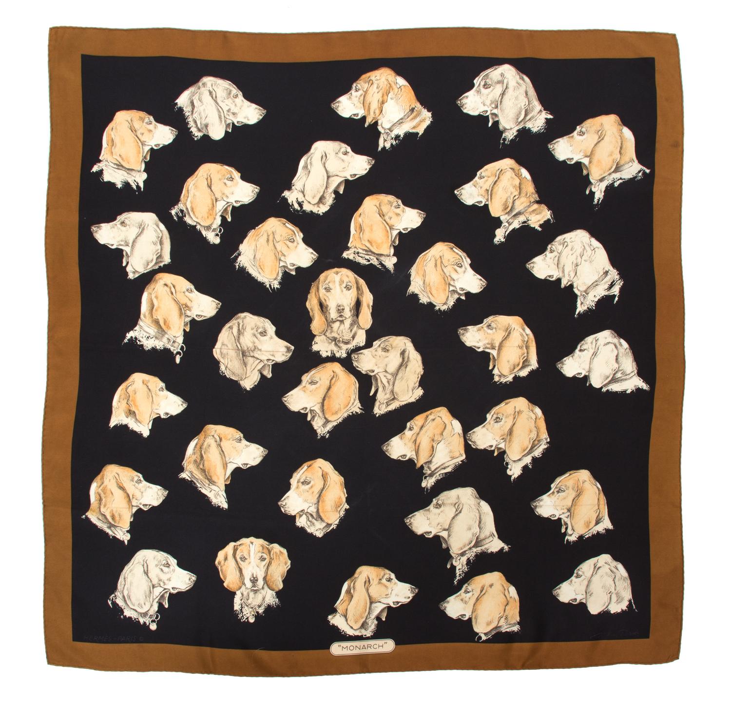 An Hermes 90cm Silk Scarf, 36" x 36".