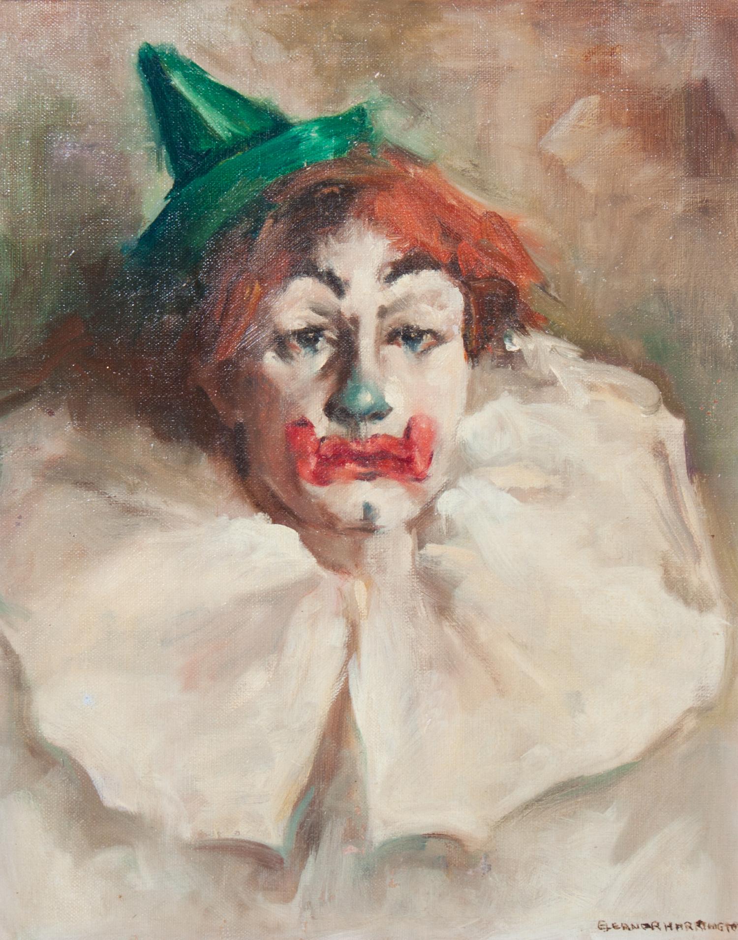 Eleanor Harrington, (American, 1904-1992), Clown in Green