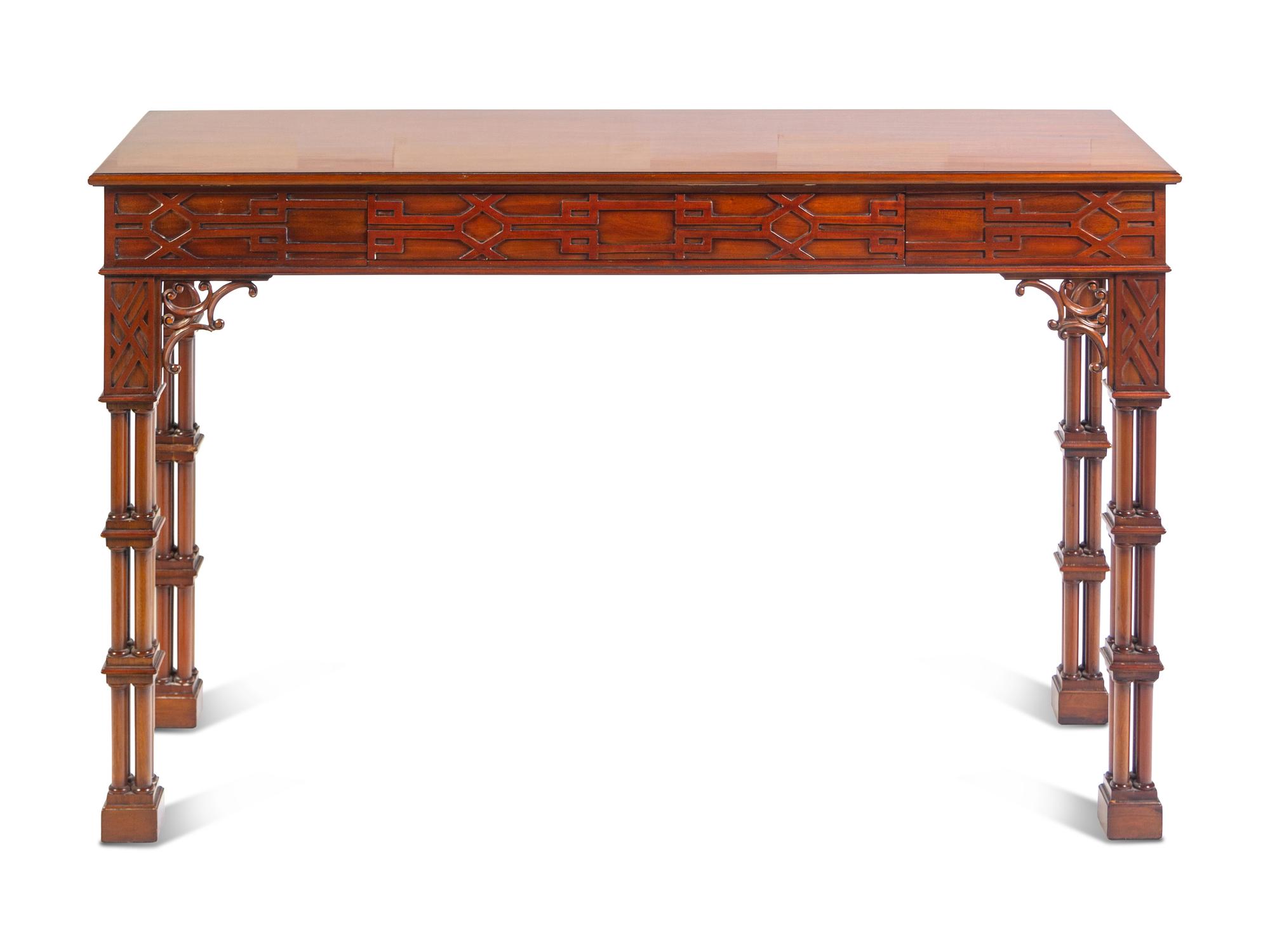 A George III Style Mahogany Side Table