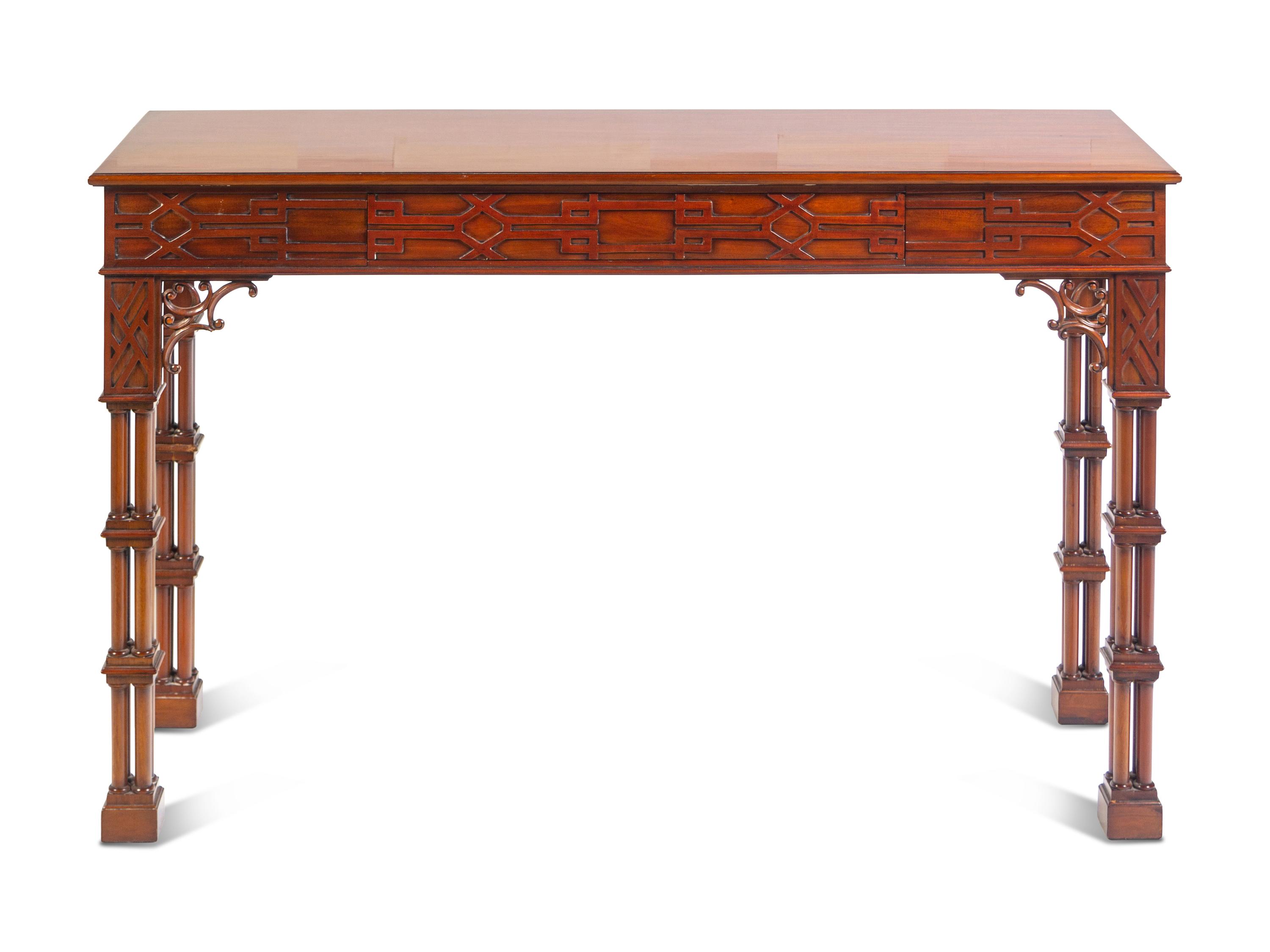 A George III Style Mahogany Side Table