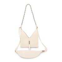 Givenchy, Mini Cut-Out Bag in White Leather
