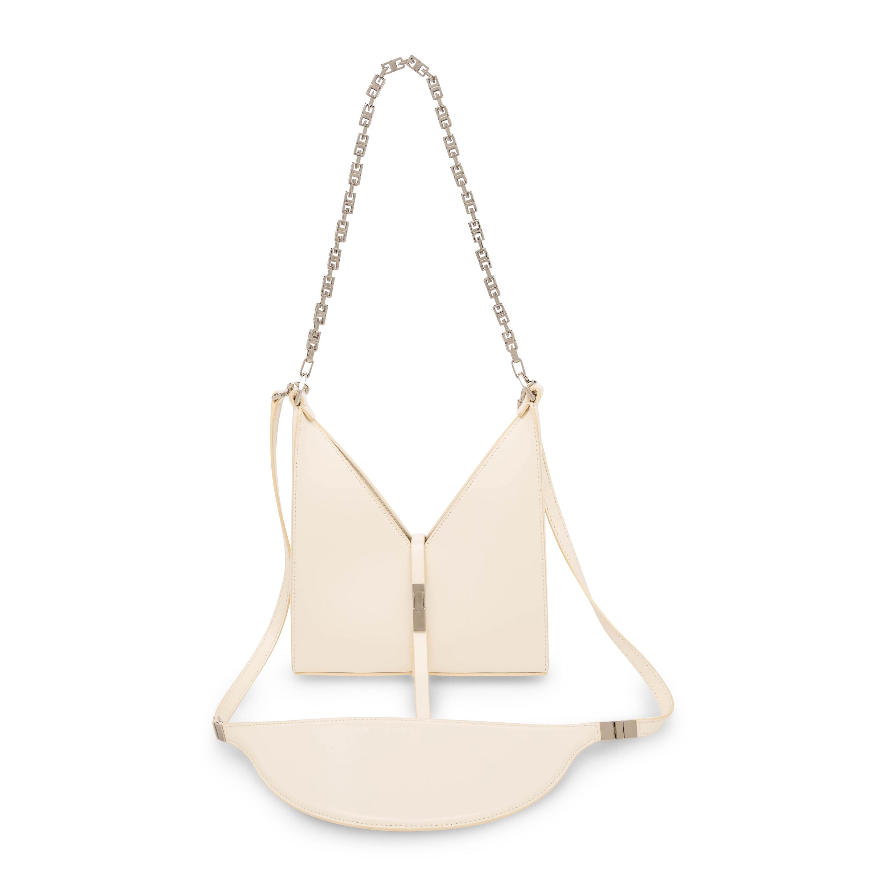 Givenchy, Mini Cut-Out Bag in White Leather