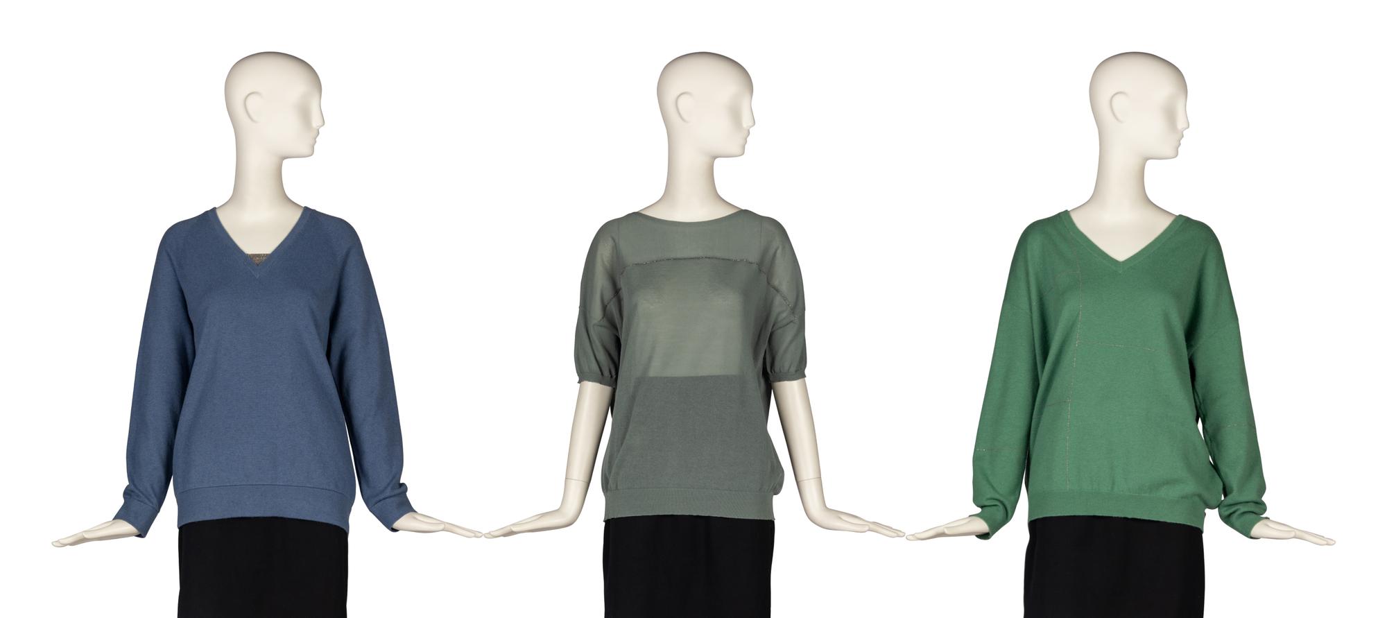 Three Brunello Cucinelli Sweaters