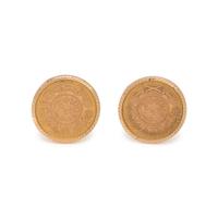 YELLOW GOLD COIN CUFFLINKS