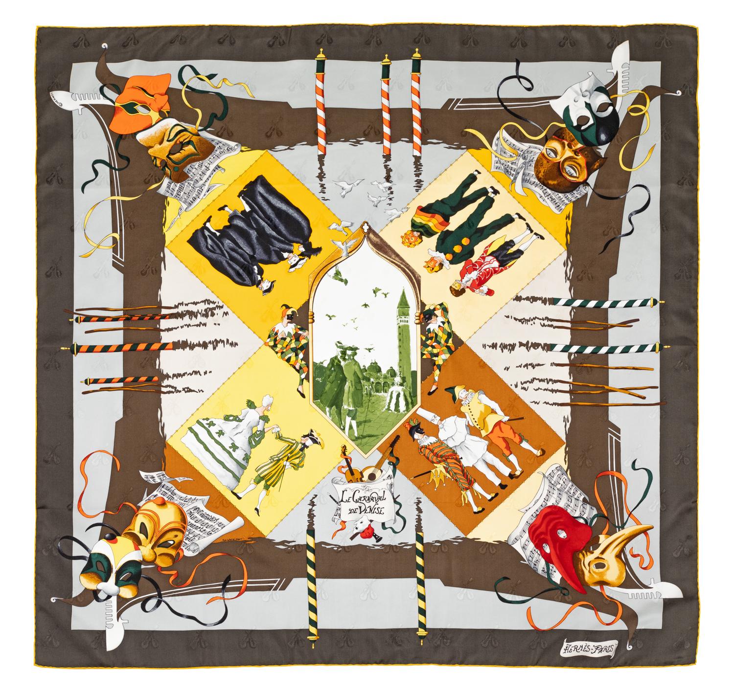 Hermès 90cm Silk Scarf