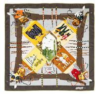Hermès 90cm Silk Scarf