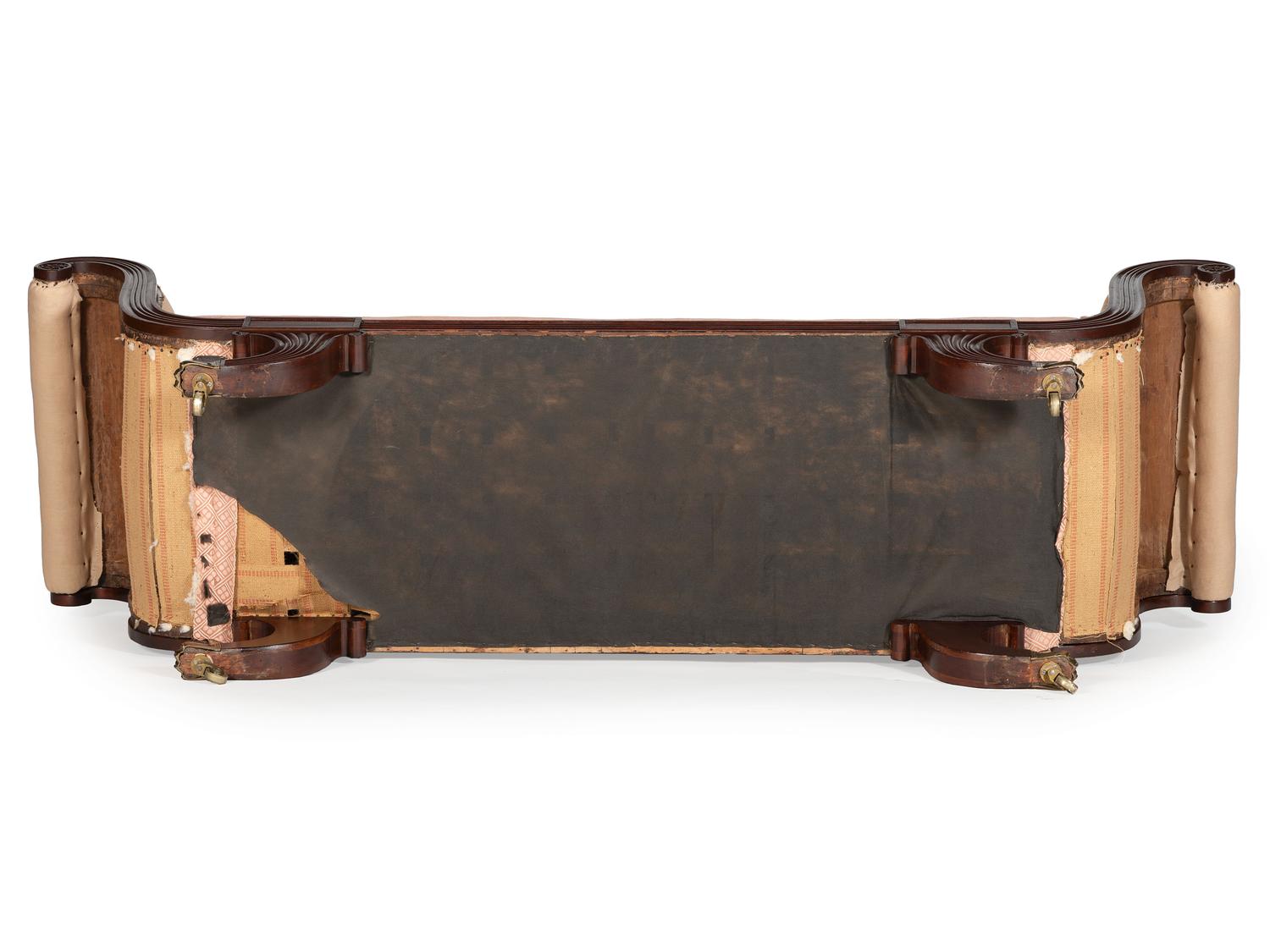 A Pair of Classical Style Mahogany Sofas in the Manner of William Camp (1773-1822)