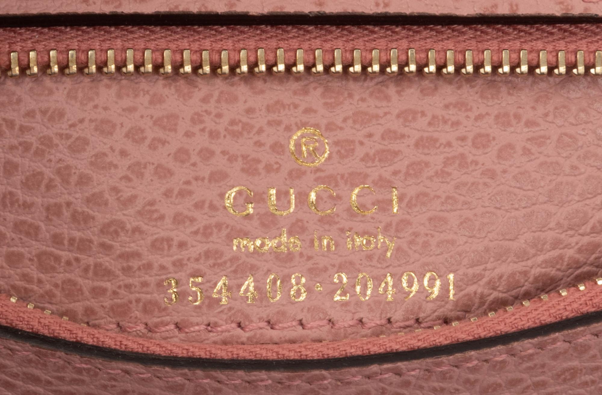 Gucci Brown Leather Swing Tote Bag, 2014