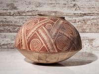 Ancestral Pueblo, Hohokam Red-on-Buff Pottery Olla