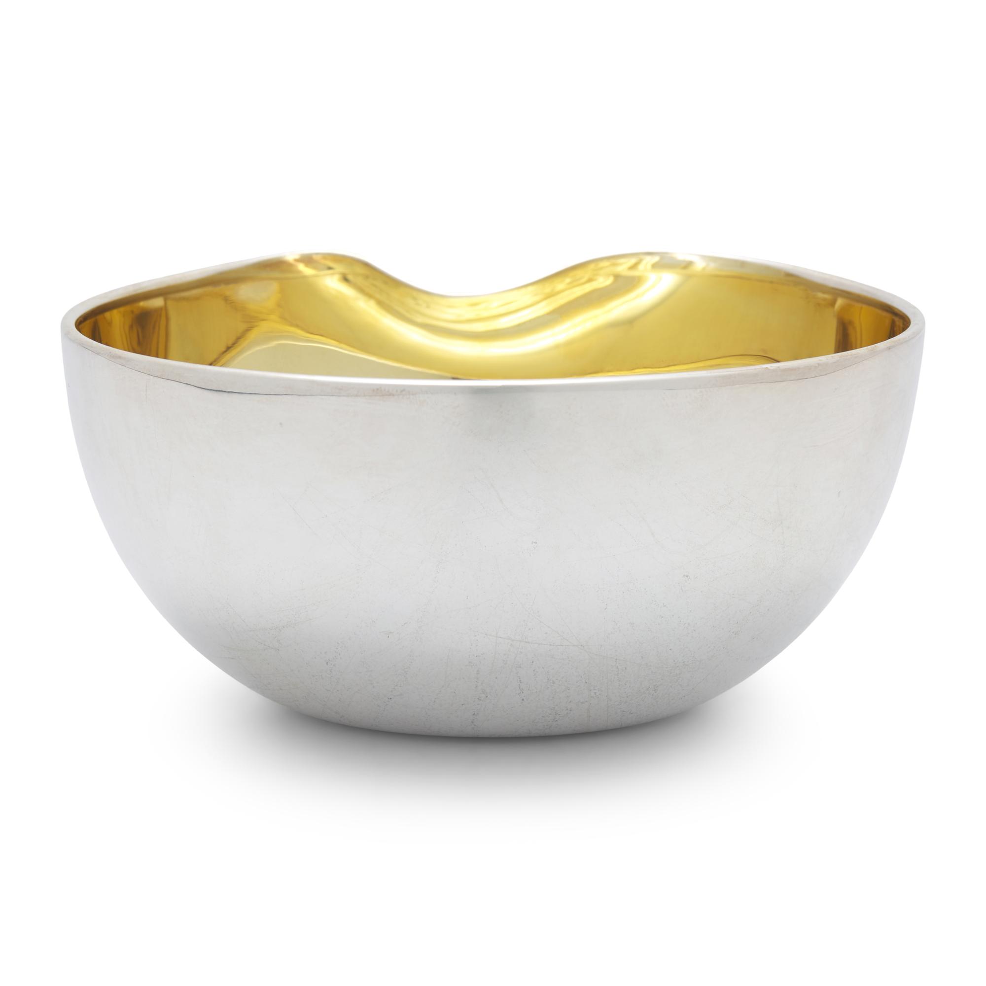 A Tiffany and Co. Silver Thumbprint Bowl