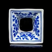 A Chinese Blue and White 'Dragon, Phoenix, and Figures' Porcelain Zun Vase