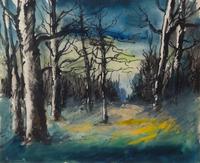 Attributed to Maurice de Vlaminck, (French, 1876-1958), Sous-Bois