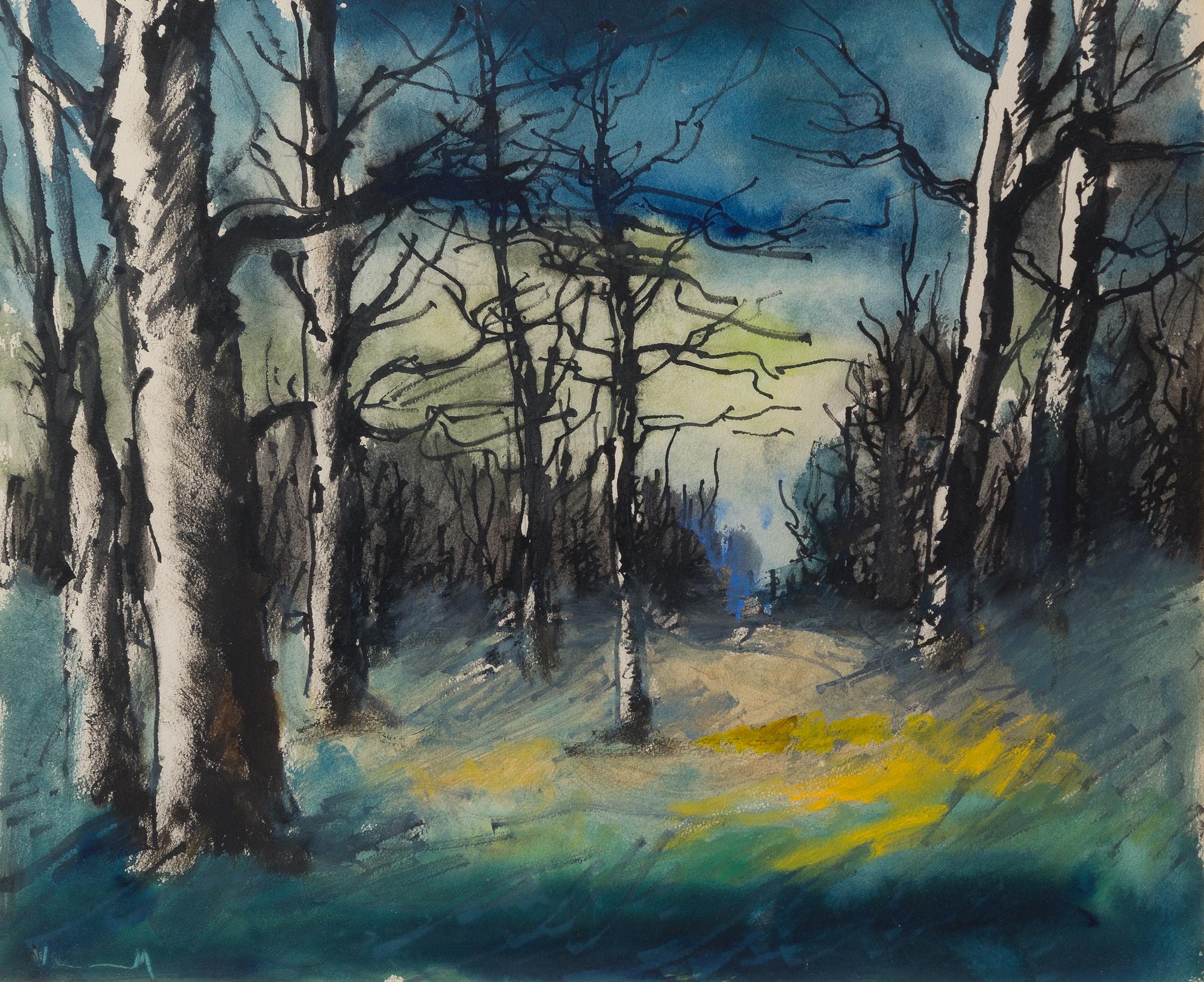 Attributed to Maurice de Vlaminck, (French, 1876-1958), Sous-Bois