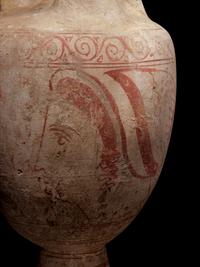 A Pair of Canosan Painted Pottery Oinochoai