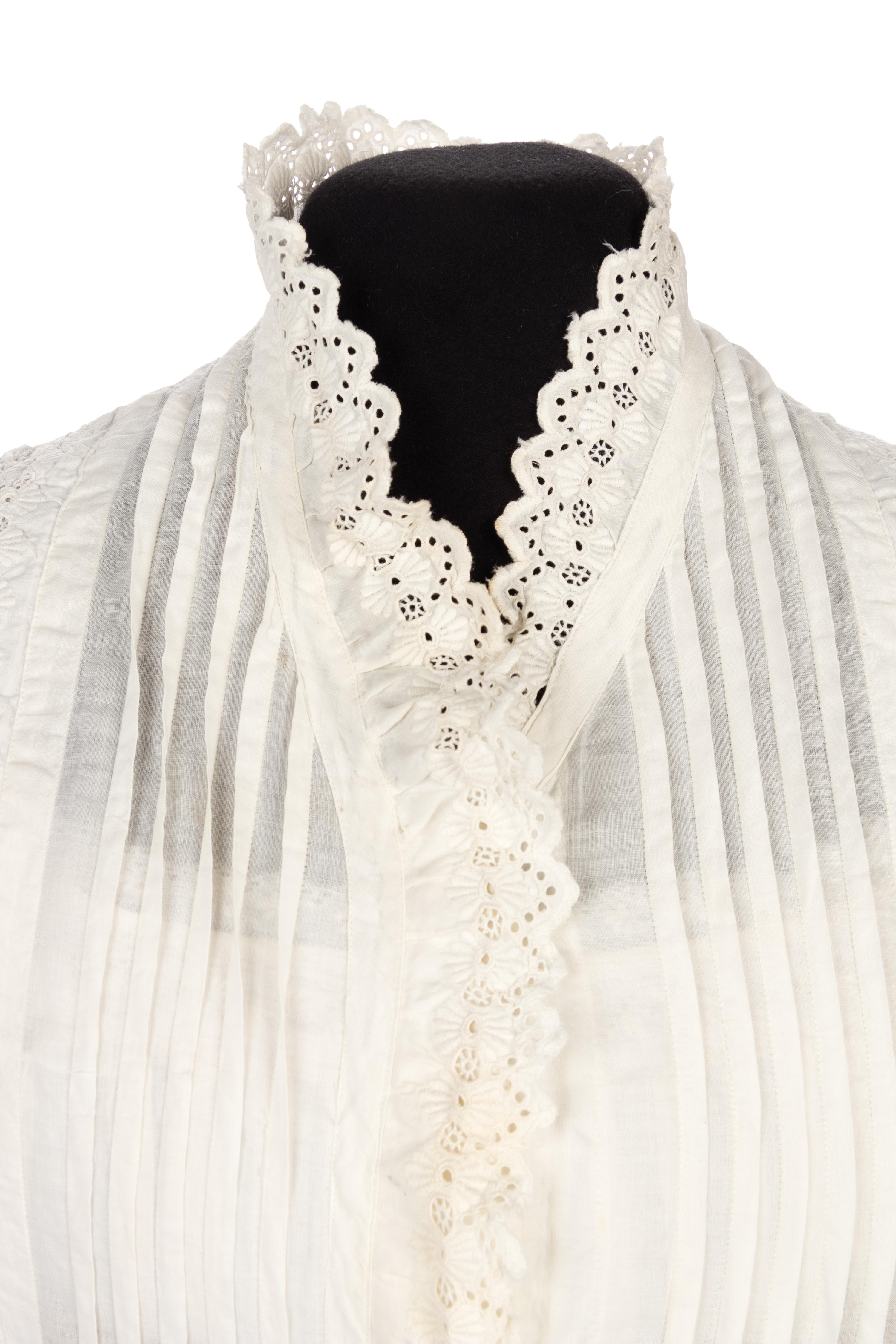 Collection of Nine Bed Jackets and Chemises, 1850-1900