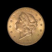 A United States 1903 Liberty Head $20 Gold Coin
