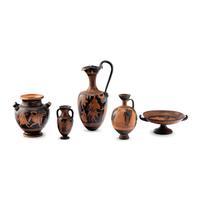 Five Attic Style Red-Figure Vessels