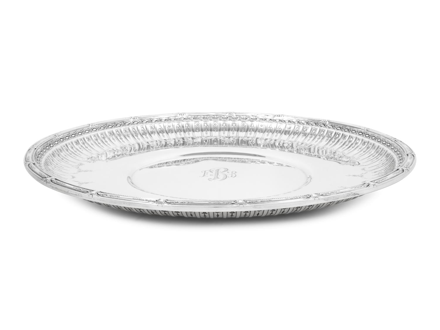 An American Silver Serving Dish