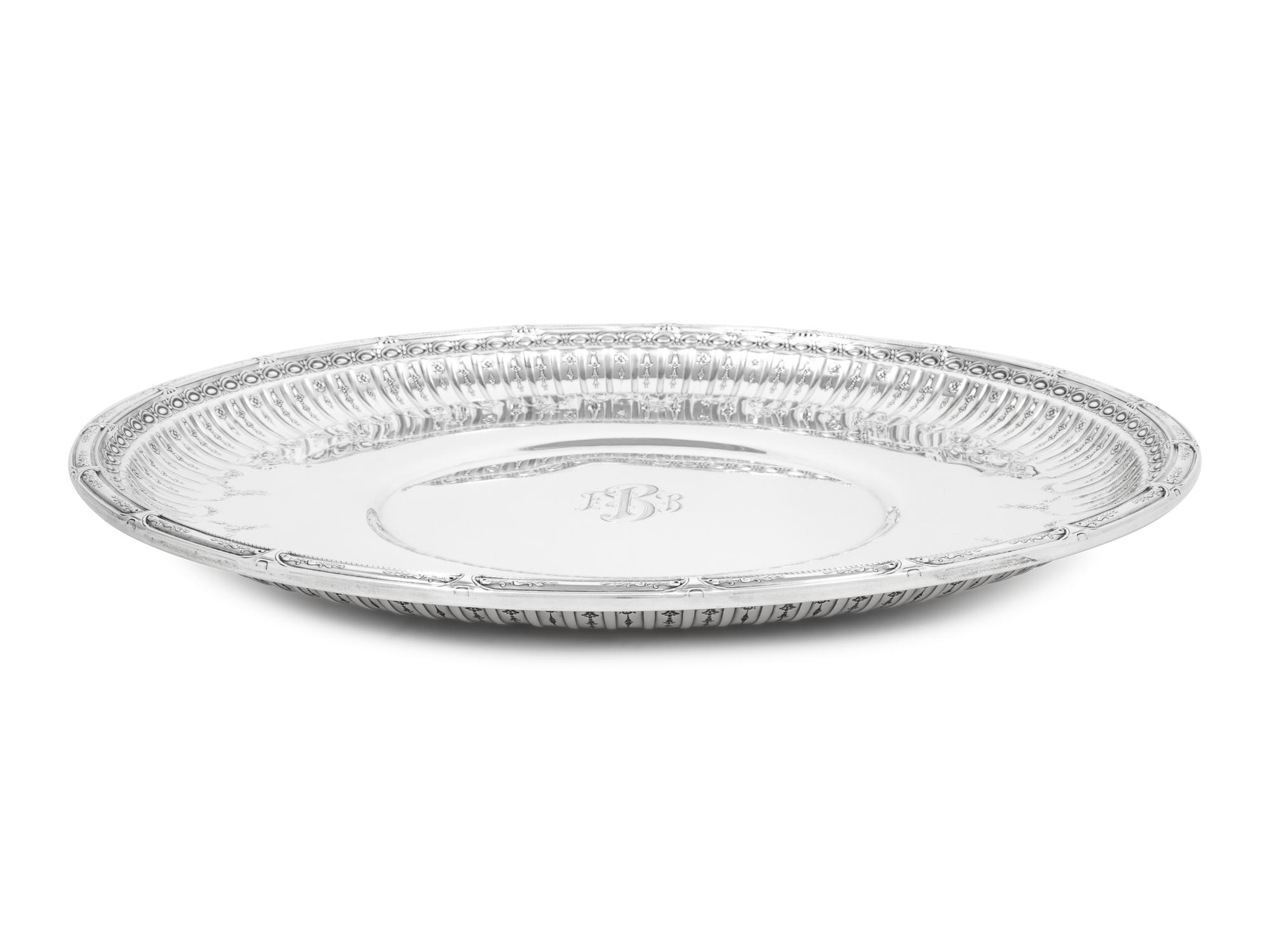 An American Silver Serving Dish