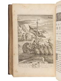 OGILBY, John (1600-1676), translator. -- HOMER (?8th century B.C.). Homer his Iliads translated, adorn'd with sculpture, and illustrated with annotations . -- Homer his Odysses Translated, Adorn'd with Sculpture, and Illustrated with Annotations . London: Printed by James Flesher, for the authour, 1669.