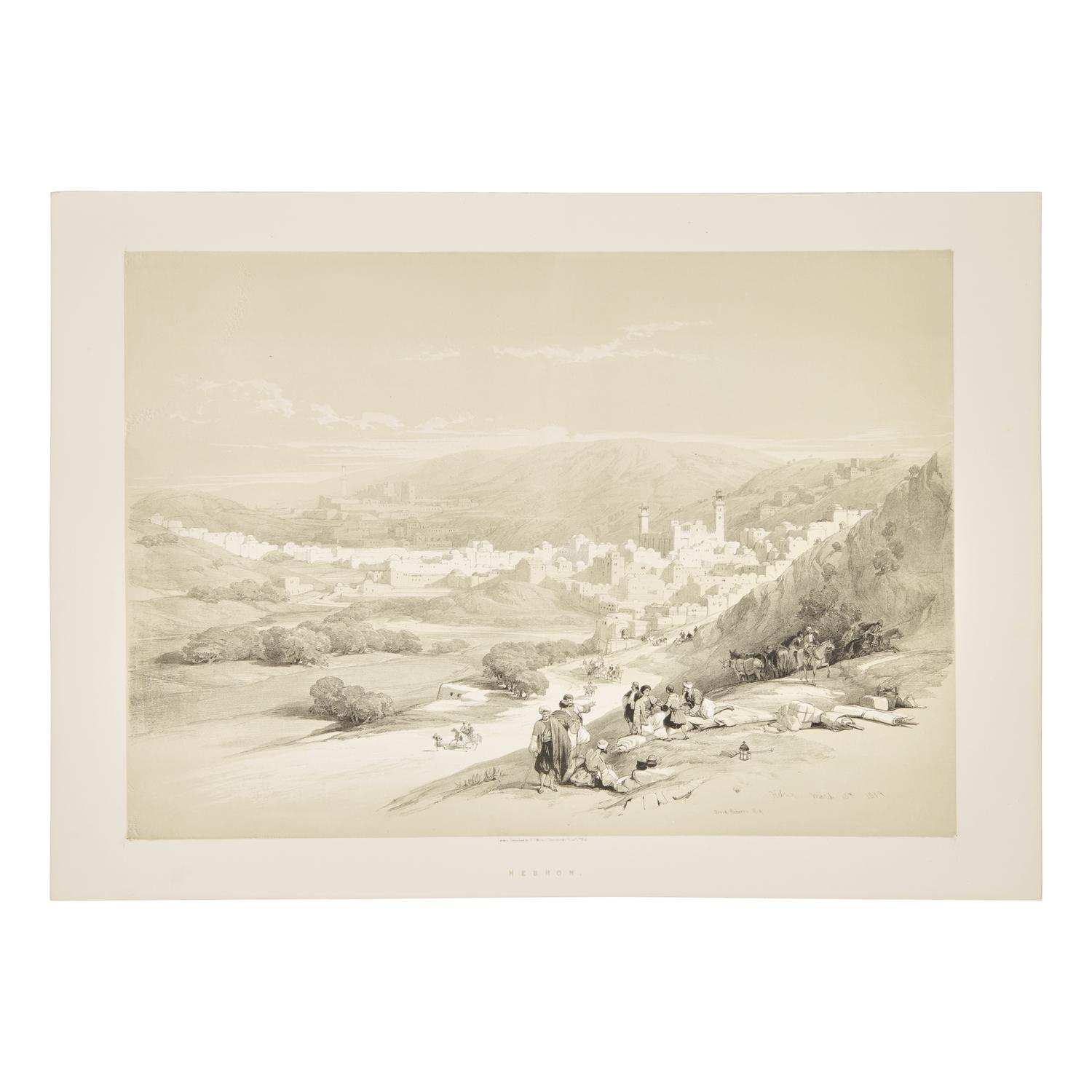 [Prints] Roberts, David. Group of Eight Prints