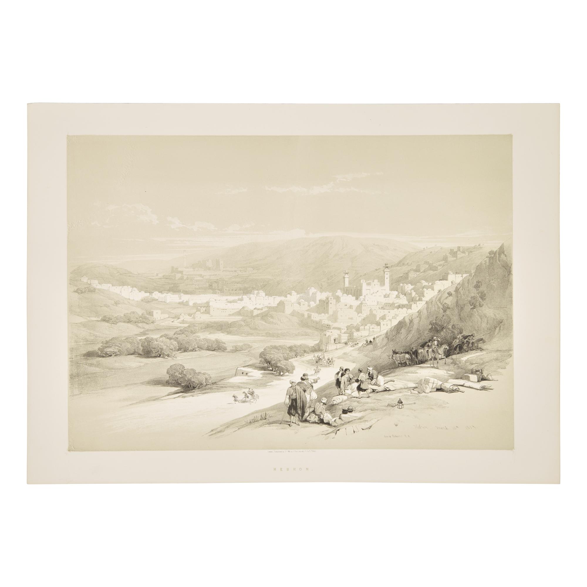 [Prints] Roberts, David. Group of Eight Prints