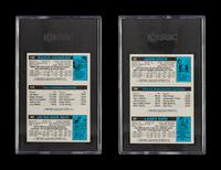 A Group of 1980-81 Topps Magic Johnson and Larry Bird Rookie Basketball Cards