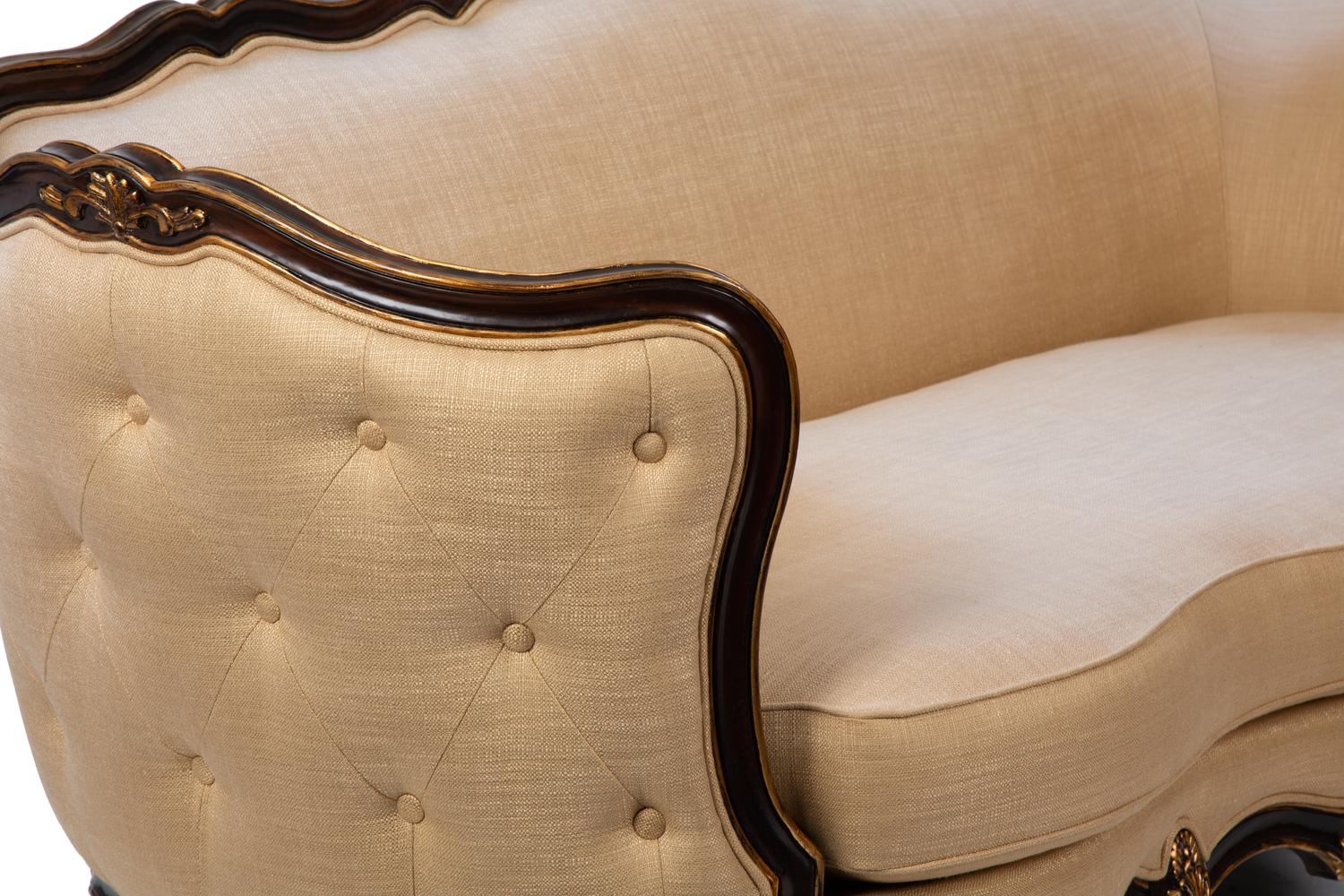 A Louis XV Style Parcel Gilt Walnut Canapé — 21st CENTURY