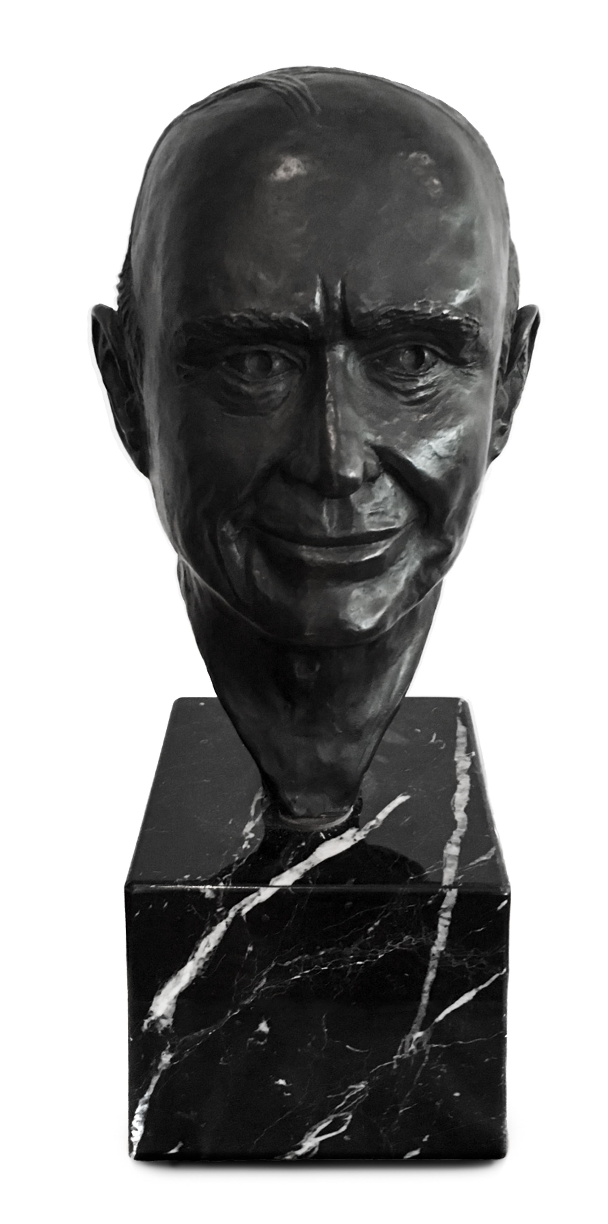 P. England, (20th century), Portrait Bust of John Kluge