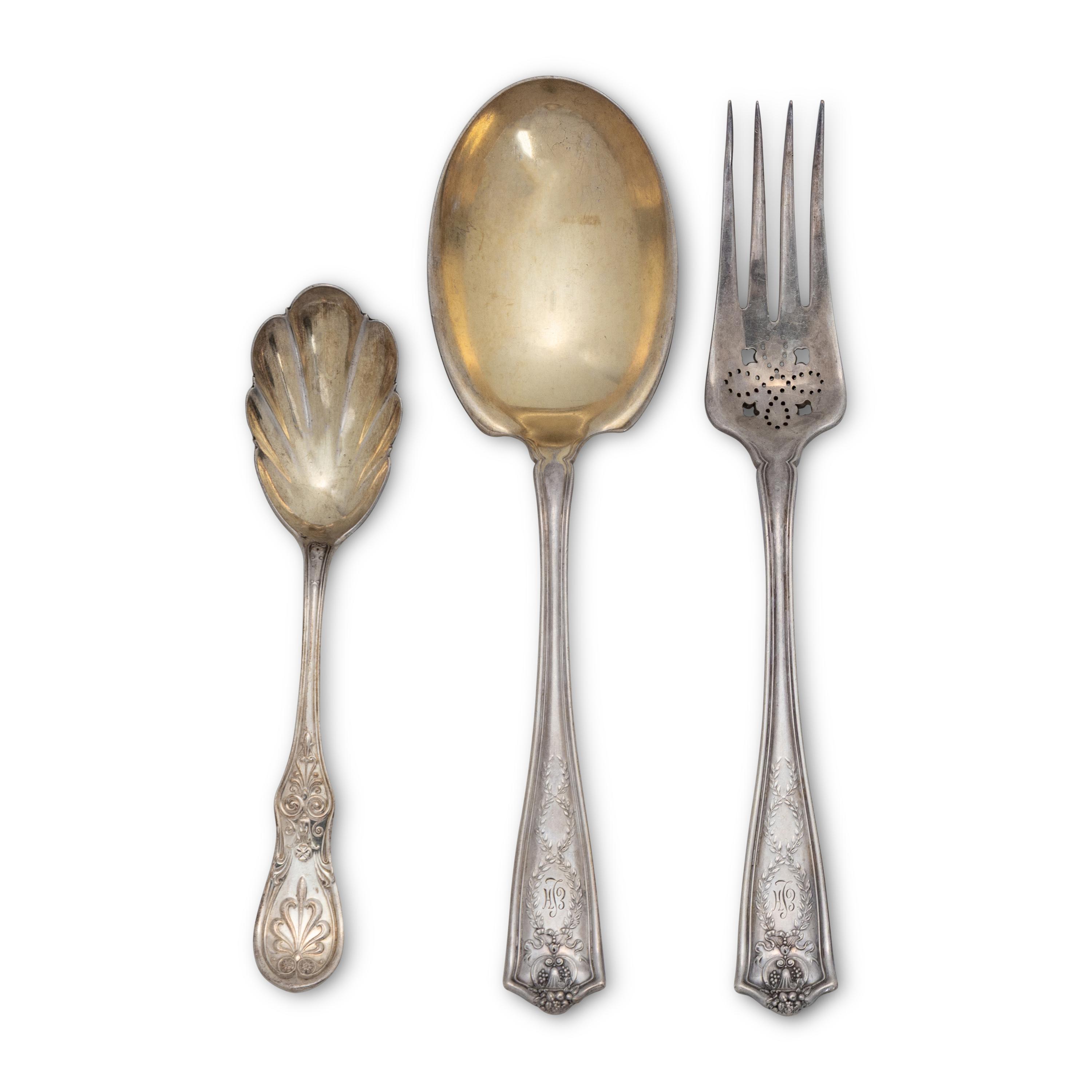 Three Tiffany and Co. Silver Serving Articles