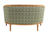A Louis XV Style Settee with Strawberry Thief Upholstery